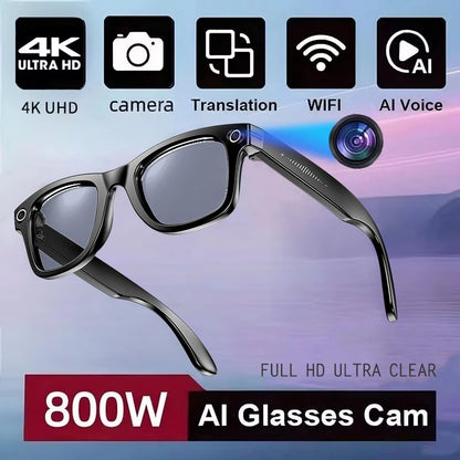 LingoLens™ - 800W Camera AI Glasses Smart Translation Glasses 