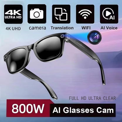 LingoLens™ - 800W Camera AI Glasses Smart Translation Glasses 